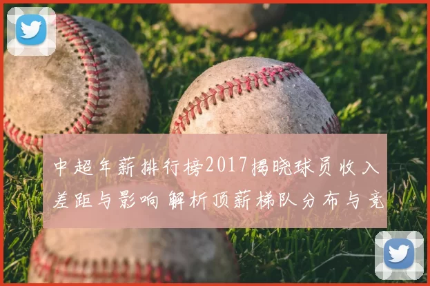 中超年薪排行榜2017揭晓球员收入差距与影响 解析顶薪梯队分布与竞争格局